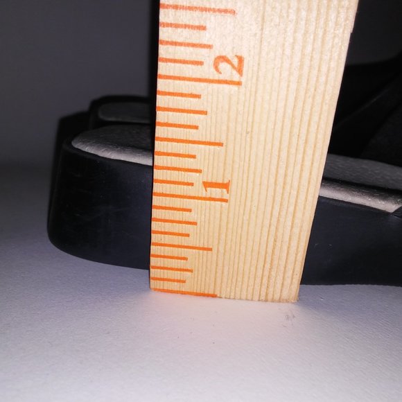 Dockers Sandal Daytona Womens Size 7M Black Leather Upper Slip On Slides Open To - Picture 7 of 16